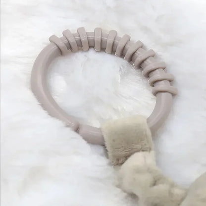 Jouets de Dentition en Peluche pour Bébé - Jouets Suspendus en Forme de raton laveur  pour Poussette et Lit - Accessoires Apaisants pour Berceau.