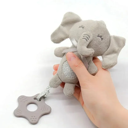 Jouets de Dentition en Peluche pour Bébé - Jouets Suspendus en Forme de raton laveur  pour Poussette et Lit - Accessoires Apaisants pour Berceau.